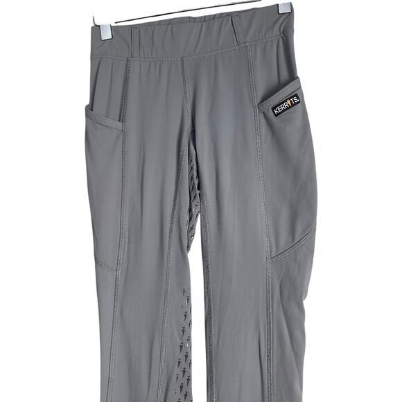 Kerrits Ice Fil Full Seat Tech Tights Women XS Equestrian Riding Pants Breeches - Picture 7 of 16